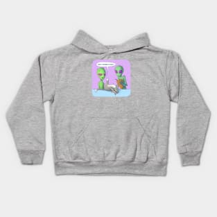 Don't touch a cat's belly Kids Hoodie